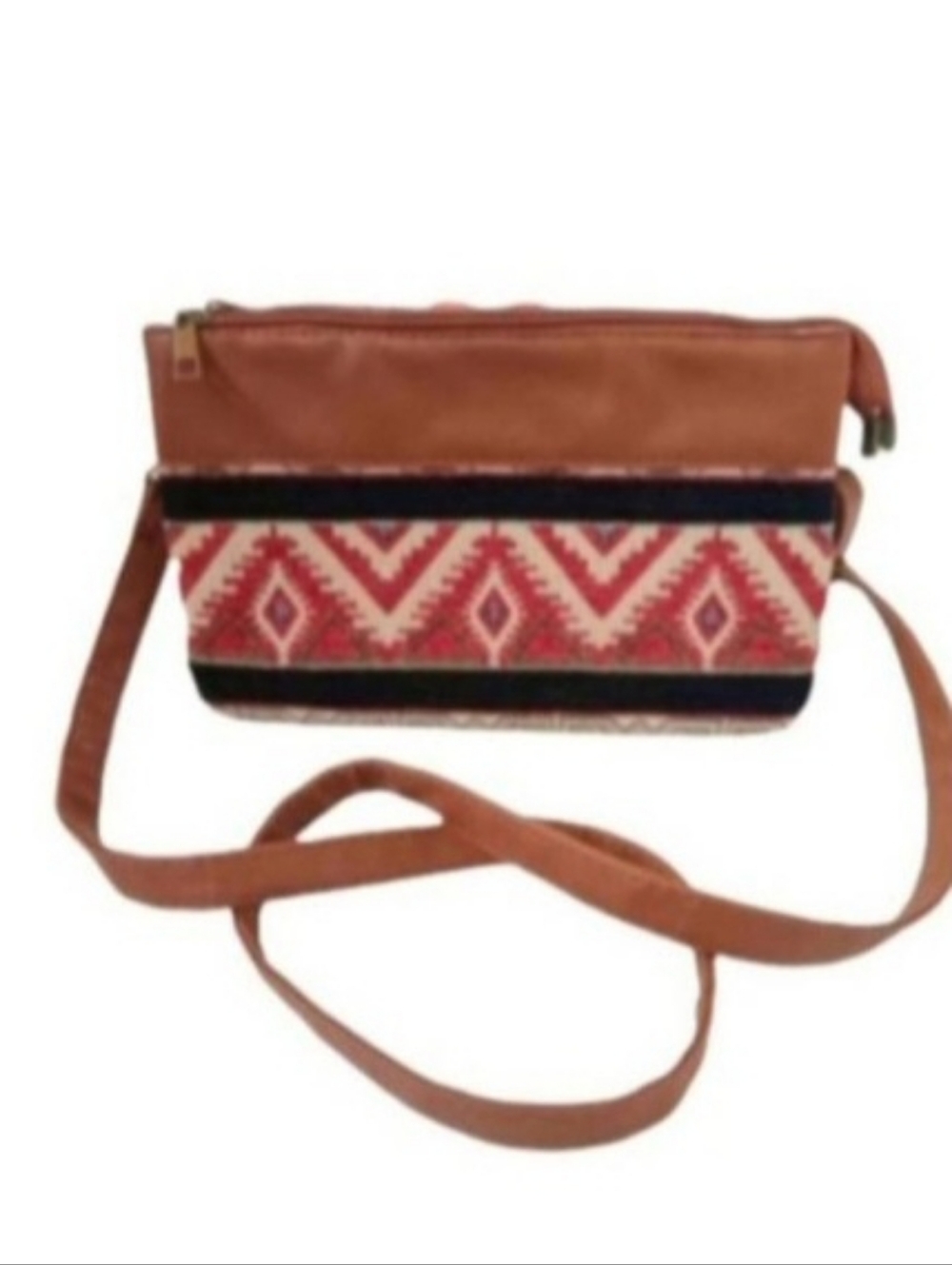 Canyon Sky Jacquard Aztec Crossbody Shoulder Bag | EUC